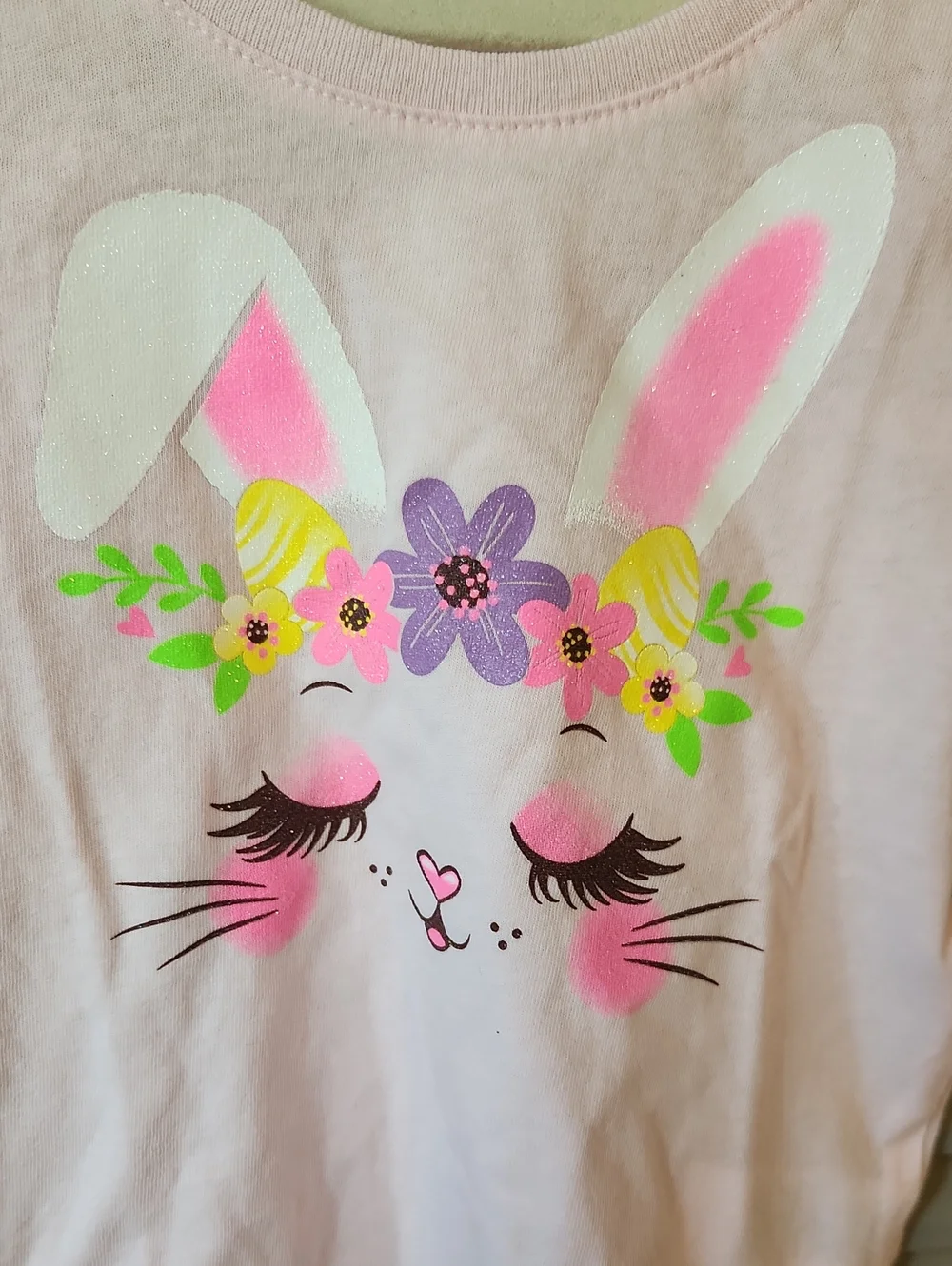 The Children's Place Pink Bunny Graphic T-Shirt